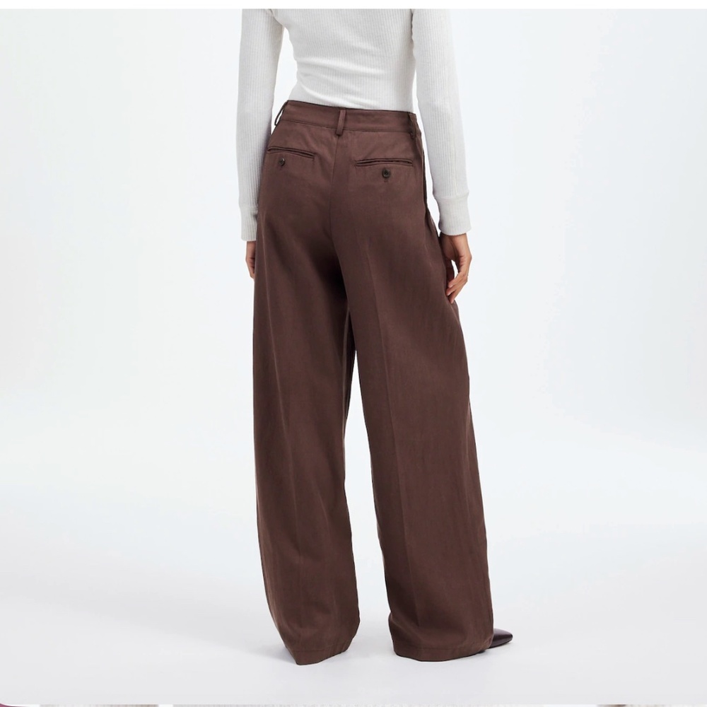 Madewell Harlow Wide-Leg Trousers in Drapey Twill - Picture 2 of 4